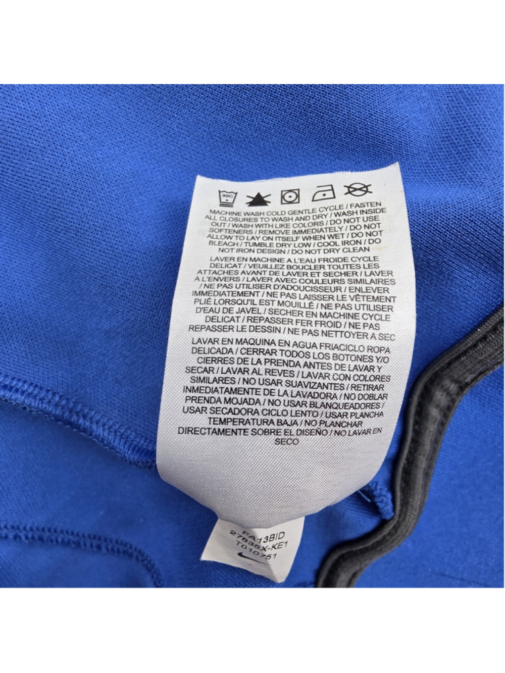Y2K Nike Dri Fit Kentucky Wildcats Track Jacket Mens M Blue NCAA Full Zip - Picture 12 of 16